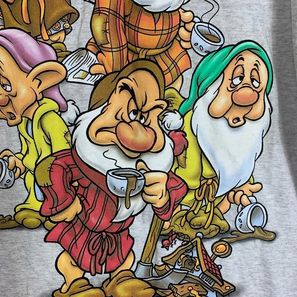 Vintage Disney’s Snow White And The Seven Dwarfs Sleeper T Shirt OS Deadstock - Picture 13 of 16